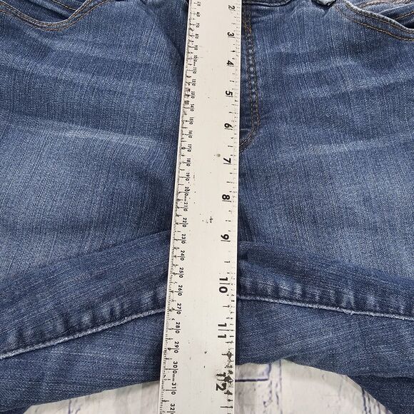 Democracy WOMENS SIZE 16 Ab Solution Blue Ankle Skimmer Jeans Medium Wash - Picture 2 of 11